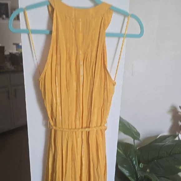 Tie Dye Yellow Maxi Dress - Picture 5 of 5